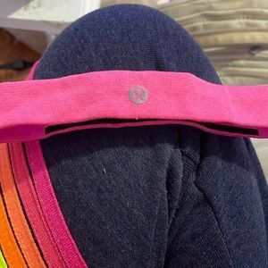Lululemon hot pink headband